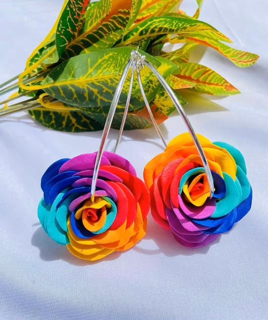 Multicolored Hoop Earrings For women’s Gift